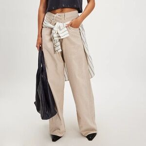 NEW! AGOLDE Vana Fold Corduroy Jeans